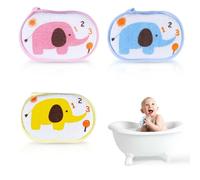 OBTANIM Esponja de baño para bebé, esponja de espuma suave, esponja natural para bañarse, esponja corporal para niños, bebés, hombres y mujeres, juego de 3