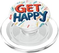 Obtén un discurso feliz para una mirada divertida y edificante PopSockets PopGrip para MagSafe