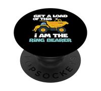 Obtén una Carga de Este camión Portador de Anillos de Boda I Am The Ring PopSockets PopGrip Adhesivo