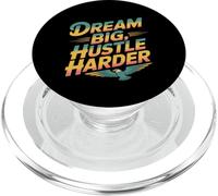 Obtenga Citas motivadas Sueño Motivacional Big Hustle Harder PopSockets PopGrip para MagSafe