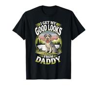 Obtengo mi Buena Apariencia de Daddy Irish Wolfhound Dog Lover Camiseta