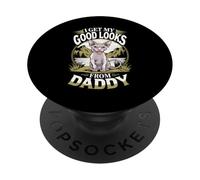 Obtengo mi buena apariencia de Daddy Sphynx Kitten Lover PopSockets PopGrip Adhesivo