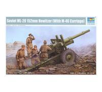 Obús Soviético Ml-20 152 Mm A 1/35 Por Trumpeter: Artillería Pesada Wwii E