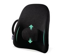 Obus Forme Soporte de respaldo ancho - Cojín lumbar acolchado portátil, espuma suave y duradera