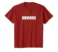 Obvio Camiseta, Niños, Arándano, 12 años