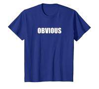 Obvio Camiseta, Niños, Azul Real, 2 años