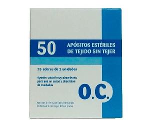 Oc Compresa Estéril Tejido Sin Tejer 10x10 50 Uds