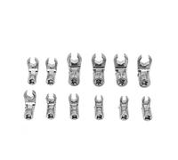 OC-PRO - Cabezales de llave con horquilla articulada para tubo de crowfoot - 12 piezas