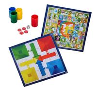 Oca y Parchís/Juego de Mesa 4 Jugadores/Juego Tradicional para Niños y Adultos/Reversible 2 en 1 Ambas Caras con fichas y Dados para 4 Jugadores - 35cmx35cm.