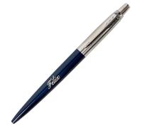 Ocadeau Biros creados a partir de un bolígrafo Parker Jotter azul con texto grabado - Bolígrafo personalizable Jotter Core azul real