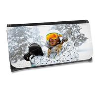Ocadeau Cartera Grande Textil Negra Personalizada - Impresión de Fotos en una práctica Cartera Negra - Cartera Grande Personalizable