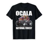 Ocala National Forest Florida 4x4 Offroad Diseño de Dibujos Animados Camiseta