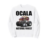 Ocala National Forest Florida 4x4 Offroad Diseño de Dibujos Animados Sudadera