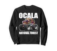 Ocala National Forest Florida 4x4 Offroad Diseño de Dibujos Animados Sudadera