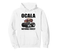 Ocala National Forest Florida 4x4 Offroad Diseño de Dibujos Animados Sudadera con Capucha