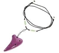 Ocarina 1 Mini Ocarina de Arcilla Seis Agujeros, Instrumento Portátil for Principiantes