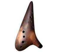 Ocarina 12 Agujeros Cerámica Alto C SG SF AF AG AB Tono Ocarina Instrumento Musical Profesional Para Principiantes (Color : AF)