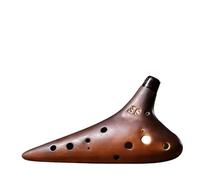Ocarina 12 Agujeros Cerámica Alto C SG SF AF AG AB Tono Ocarina Instrumento Musical Profesional Para Principiantes (Color : SF)