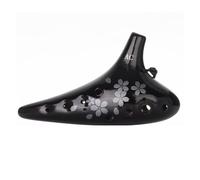 Ocarina 12 Agujeros Cerámica Negra Porcelana Profesional Alto Soprano CF Instrumentos Musicales Hechos A Mano Cerámica Dolomita (Color : AC 6)
