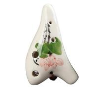 Ocarina 6 Agujeros Pequeño Ocarina Soprano C Tono Principiante Ocarina Enseñanza Ocarina Colgante De Cerámica (Color : 05)