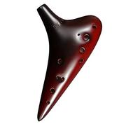 Ocarina ahumada con llave Alto G para estudiantes principiantes, instrumento Musical Xun de arcilla profesional con 12 agujeros, instrumento de ocarina