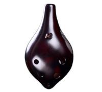 Ocarina ahumada de boca larga, llave Alto C de 6 agujeros, estudiantes adultos, principiantes, instrumento Musical de Ocarina de seis agujeros, instrumento de ocarina