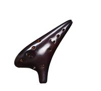 Ocarina Alto C De 12 Agujeros Ahumada Producción De Cerámica AC, Instrucción Para Principiantes De Ocarina De Doce Agujeros