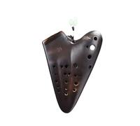 Ocarina Alto C De 3 Tubos, Llave AC De Cerámica Hecha A Mano, Triple Ocarinas Ardientes, Música Avanzada, Instrumento De Música Tradicional (Color : B)