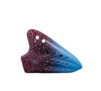 Ocarina Alto C Key AC Profesional Ocarina Cerámica Avanzada Ocarinas Instrumentos Musicales 3 Tubos 16 Agujeros (Color : 03)