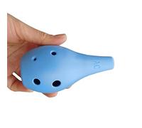 Ocarina anticaída 6 orificios AC Plástico Ocarina Alto C Tune Estudiante Instrumento musical para niños Instrumento de ocarina de seis orificios (5)