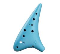 Ocarina Blanca Herramienta Para Principiantes Ocarina Contralto En Do De Doce Agujeros En Ac(3)