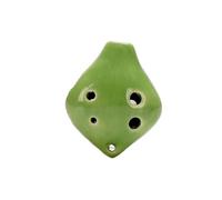 Ocarina Cerámica Alto C Flauta Ocarina con pintura de Color, instrumentos musicales Soprano C cerámica 6 agujeros, Mini Piccolo Orff, tres tipos, 1 ud para Principiantes