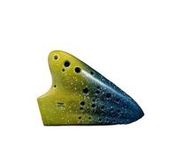 Ocarina Cerámica Alto C Ocarinas de cerámica 16 agujeros Alto C Key AC Triple Ocarina Instrumentos musicales profesionales para Principiantes