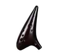 Ocarina Cerámica Ocarina Instrumento Musical Flautas Soprano Transversales Profesionales 12 Agujeros (Color : 2)