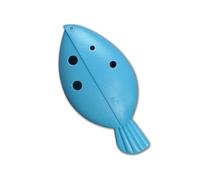 Ocarina contralto, Ocarina 6 Hole ABS Resin Alto C Key Sky Blue 13cm x .5cm