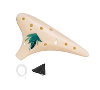 Ocarina de 12 agujeros con ricas gamas de tonos y construcción de resinas ligeras para entusiastas de la música e intérpretes o ejecutantes, regalo para músicos