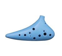 Ocarina De 12 Agujeros, Instrumento Musical De Ocarinas De Plástico De 4 Colores, Fácil De Aprender Y Llevar Para Amantes De La Música Y Principiantes (Color : Blue)