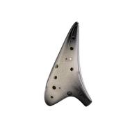 Ocarina De 12 Hoyos AC-tune Ocarina De 12 Hoyos Alto C-tune Para Tocar Ocarina Adecuada Para Estudiantes Principiantes (Color : Bk White)