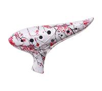 Ocarina De Cerámica Con 12 Agujeros Para Principiantes Amplio Rango Tonal Diseño Portátil Con Superficies Lisas Para Lecciones De Música Ocarina Cerámica Para Principiantes