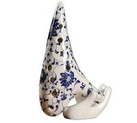 Ocarina De Cerámica Con 12 Agujeros Patrón Clásico De Flor De Celadón Tonos Alto AC/G/SF/SG/SC Instrumento Musical Tao Hecho A Mano Chino(AC Tone)