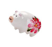 Ocarina de cerámica con forma de cerdito de seis agujeros, instrumento de viento de Ocarina portátil para estudiantes y niños, instrumento de ocarina