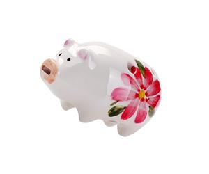 Ocarina de cerámica con forma de cerdito de seis agujeros, instrumento de viento de Ocarina portátil para estudiantes y niños, instrumento de ocarina