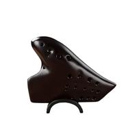 Ocarina De Cerámica De 3 Tubos, Llave Alto C, AC, Triple Ocarina Ahumada, Flauta De Música Avanzada, Instrumentos Musicales Profesionales (Color : B)