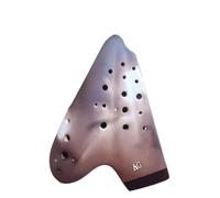 Ocarina De Cerámica De 3 Tubos, Llave Alto C, Ocarina Ahumada, AC Avanzada, Ocarinas Profesionales, Instrumentos Musicales Tradicionales (Color : 03)