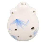 Ocarina De Cerámica De 6 Agujeros Pequeño Instrumento Musical De Viento Para Principiantes Con Diseño Clásico Ocarina Sencilla Y Fácil De Aprender Para Que Los Practiquen