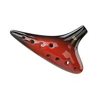 Ocarina de cerámica para estudiantes principiantes y adultos, llave F de tono alto de 12 agujeros, instrumento Musical profesional Tao Xun Ocarina, instrumento de ocarina