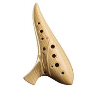 Ocarina de cerámica profesional de 12 orificios Rangos amplios de octava Instrumento de fácil de aprender para bandas escolares e intérpretes Ocarina de cerámica Construcción compacta