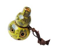 Ocarina de mano compacta de cerámica C de 6 agujeros, instrumento musical para principiantes para rutinas de aula y juego en casa, instrumento de viento de cerámica, instrumento de viento de cerámica