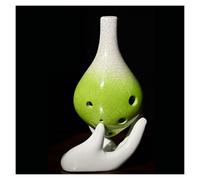 Ocarina de nivel básico para principiantes de 6 hoyos Tono alto C profesional de seis hoyos Estudiantes para niños Instrumento musical Tao Xun para adultos Instrumento de ocarina (5)