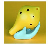 Ocarina de resina plástica de 6 orificios Alto C-tune Plástico de seis orificios AC Ocarina Instrumento de viento para principiantes instrumento de ocarina (4)